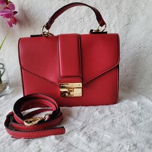 Betsey Johnson Red Scarf Turn-Key Crossbody